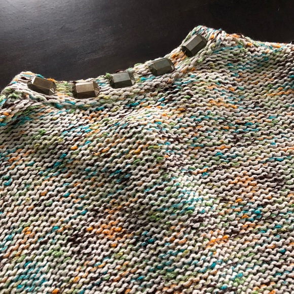 Vintage BCBGMAXAZRIA Multicoloured Cardigan - Picture 3 of 5